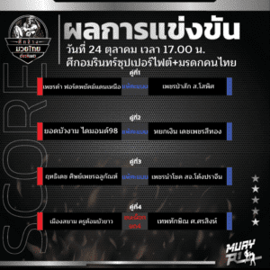 ผลการแข่งขัน