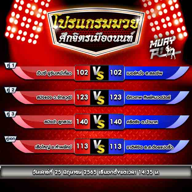 โปรแกรมการแข่งขัน