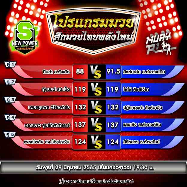 โปรแกรมการแข่งขัน