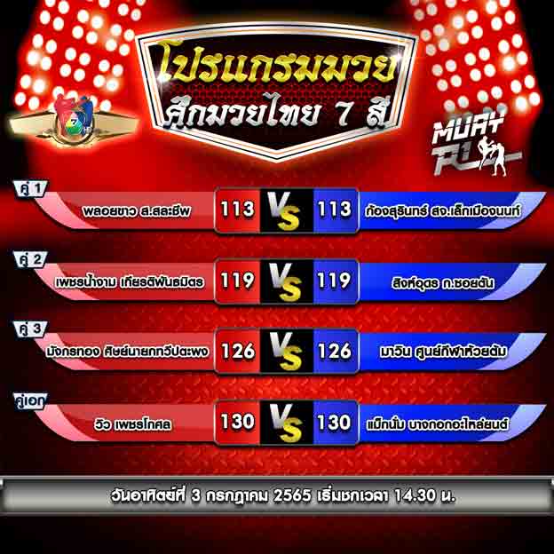 โปรแกรมการแข่งขัน