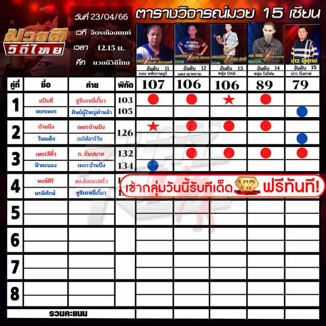 ทีเด็ดมวย