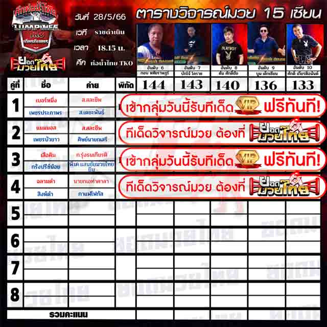 ทีเด็ดมวย