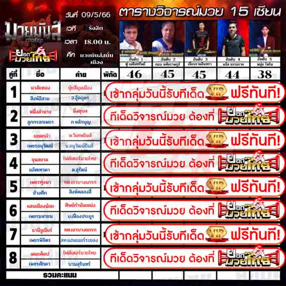 ทีเด็ดมวย