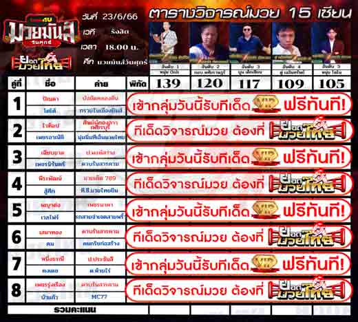 ทีเด็ดมวย