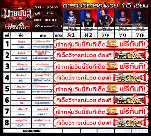 ทีเด็ดมวย