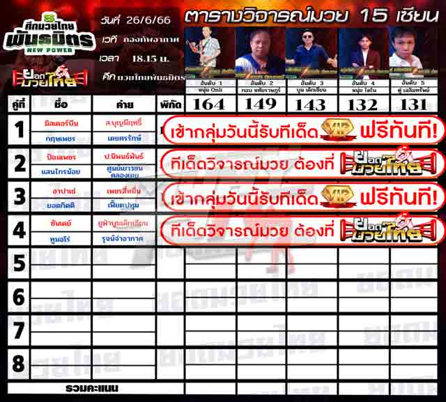 ทีเด็ดมวย
