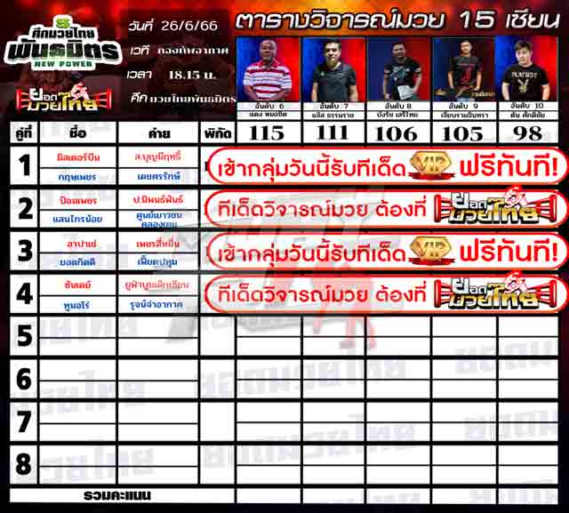 ทีเด็ดมวย