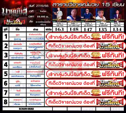 ทีเด็ดมวย