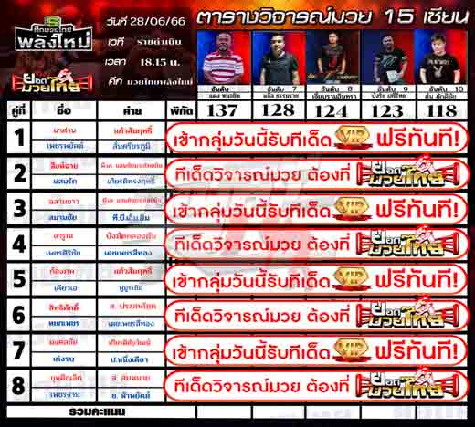 ทีเด็ดมวย