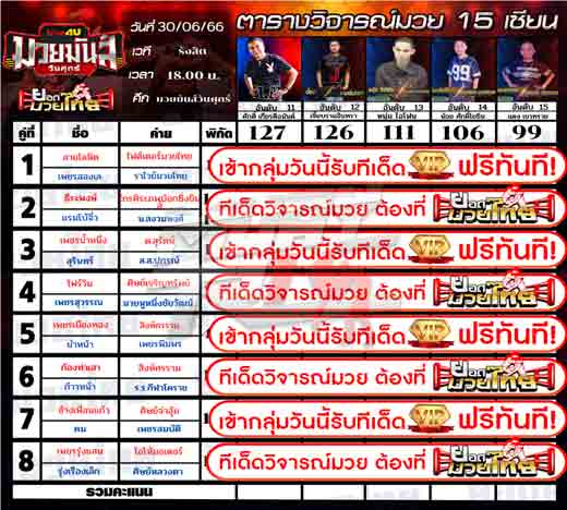 ทีเด็ดมวย