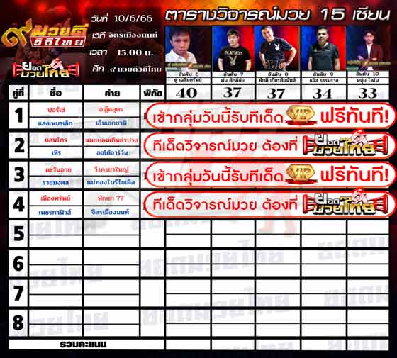ทีเด็ดมวย