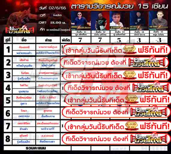 ทีเด็ดมวย