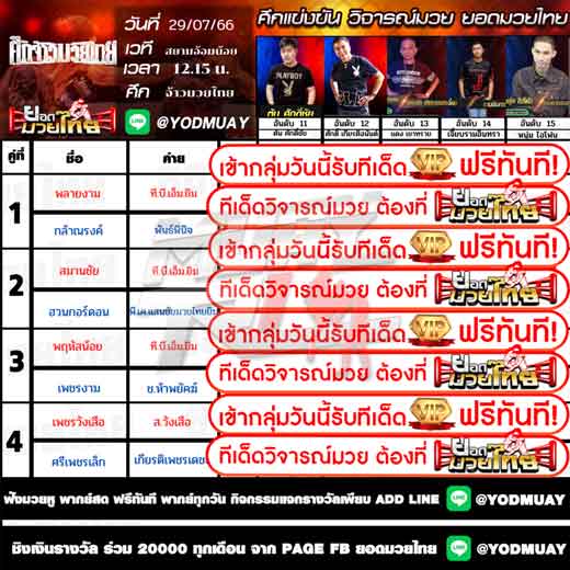 ทีเด็ดมวย