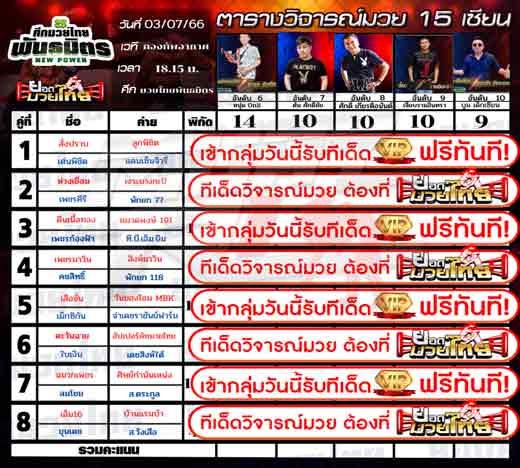 ทีเด็ดมวย