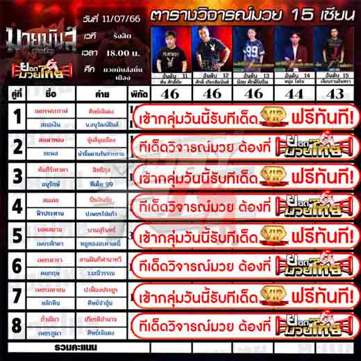 ทีเด็ดมวย