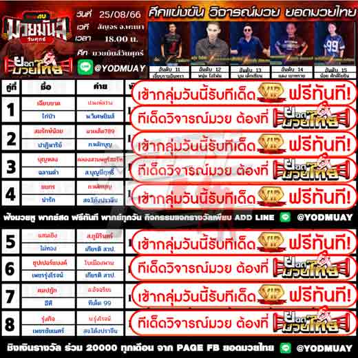 ทีเด็ดมวย
