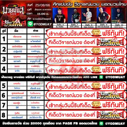 ทีเด็ดมวย