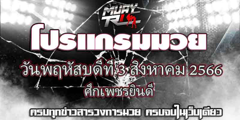 โปรแกรมมวย