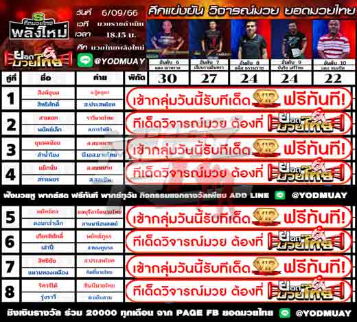 ทีเด็ดมวย