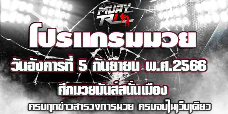 โปรแกรมมวย