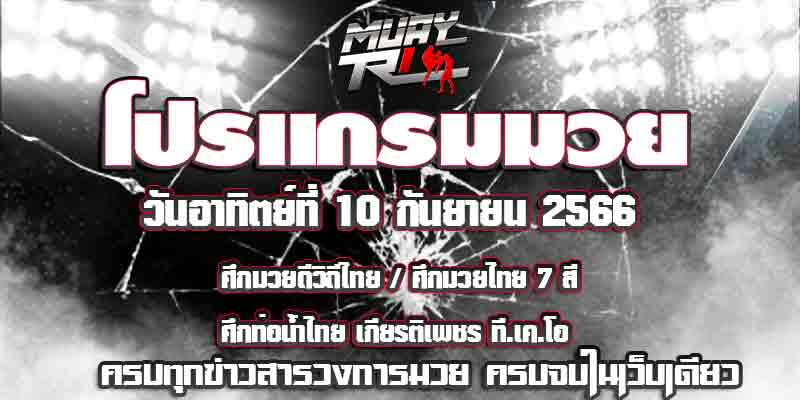 โปรแกรมมวย
