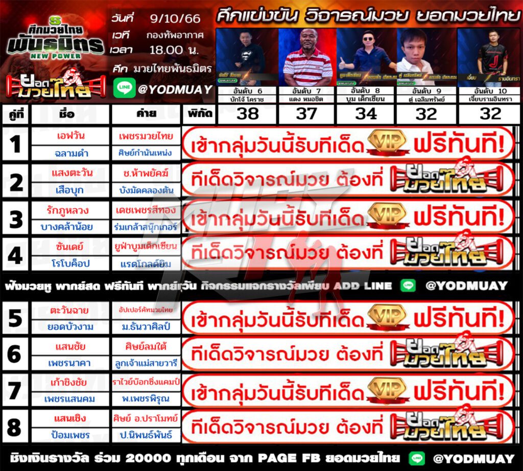 ทีเด็ดมวย