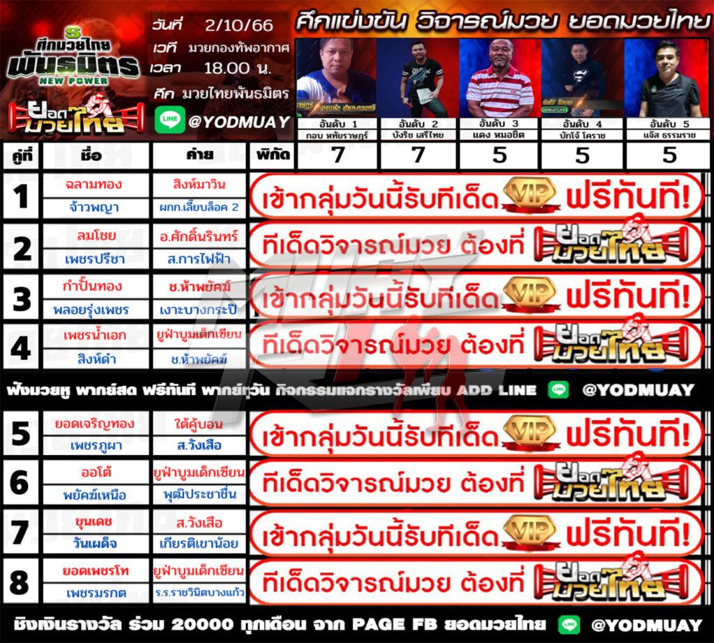 ทีเด็ดมวย