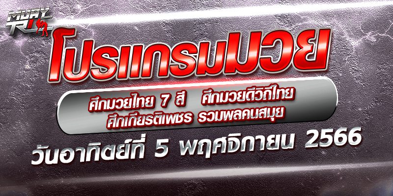 โปรแกรมมวย